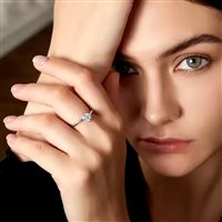 Anneau Gaurosa Femme Fantasy in Argent Moissanite MSR-040 - MSR-040